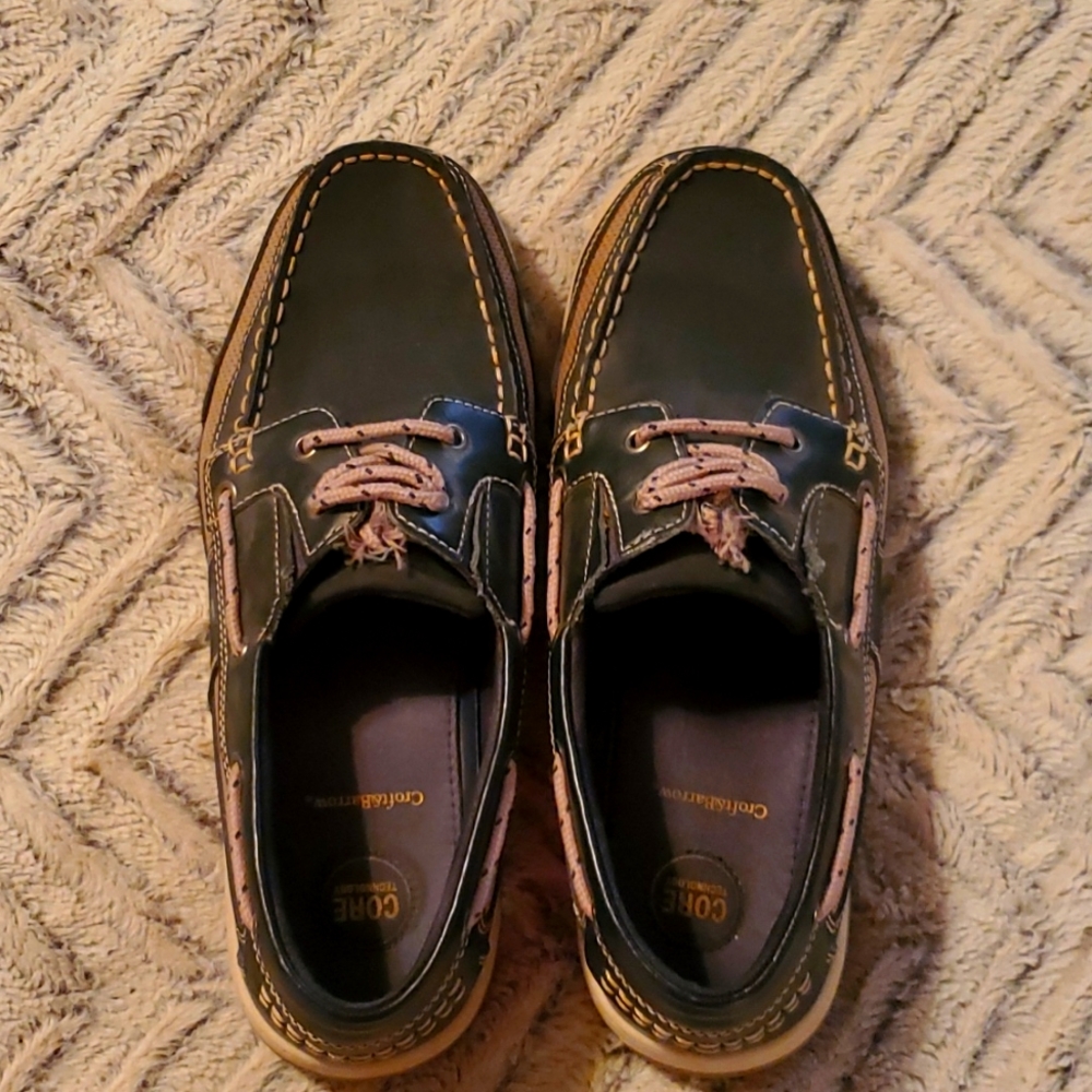 Blue and Tan loafers/ Boat shoes..